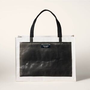Kate Spade Black and White Shopping Tote Bag